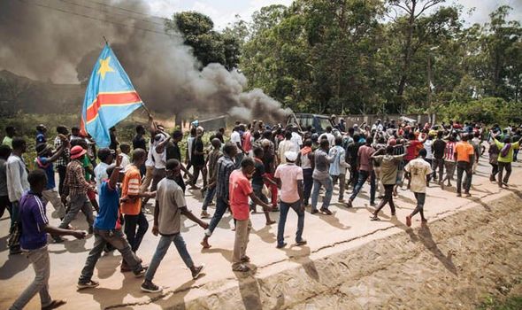 DRC protest