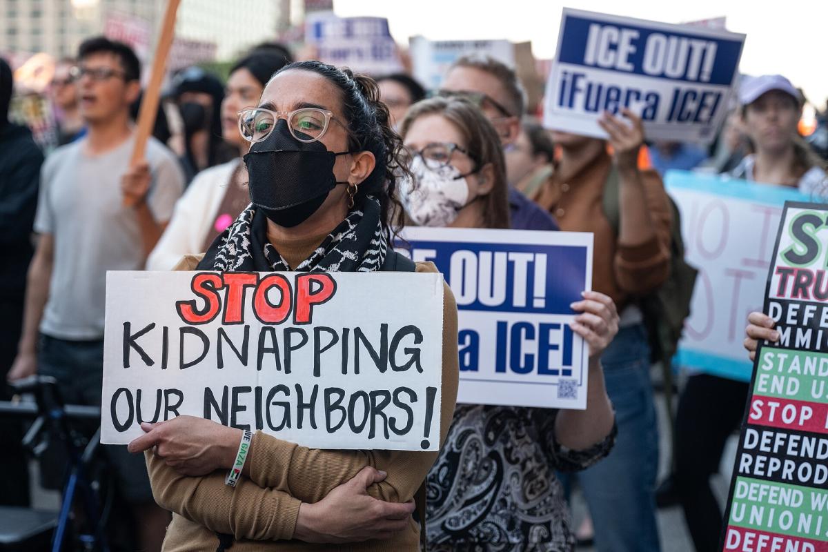 ICE protest