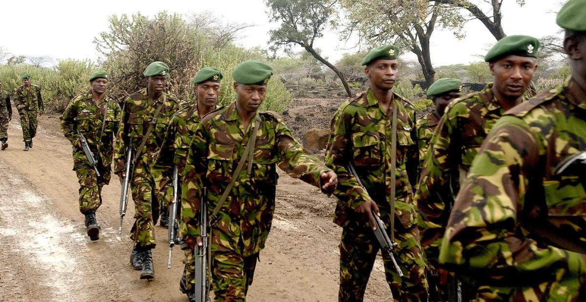Kenyan soilders