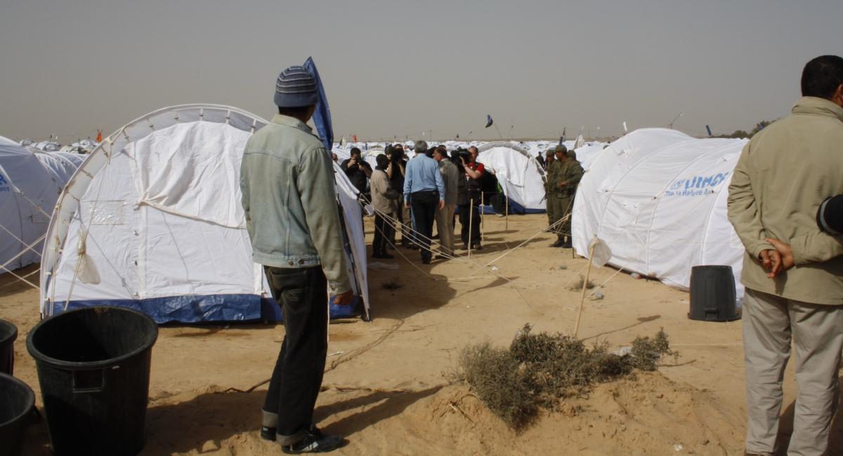 migrant camp