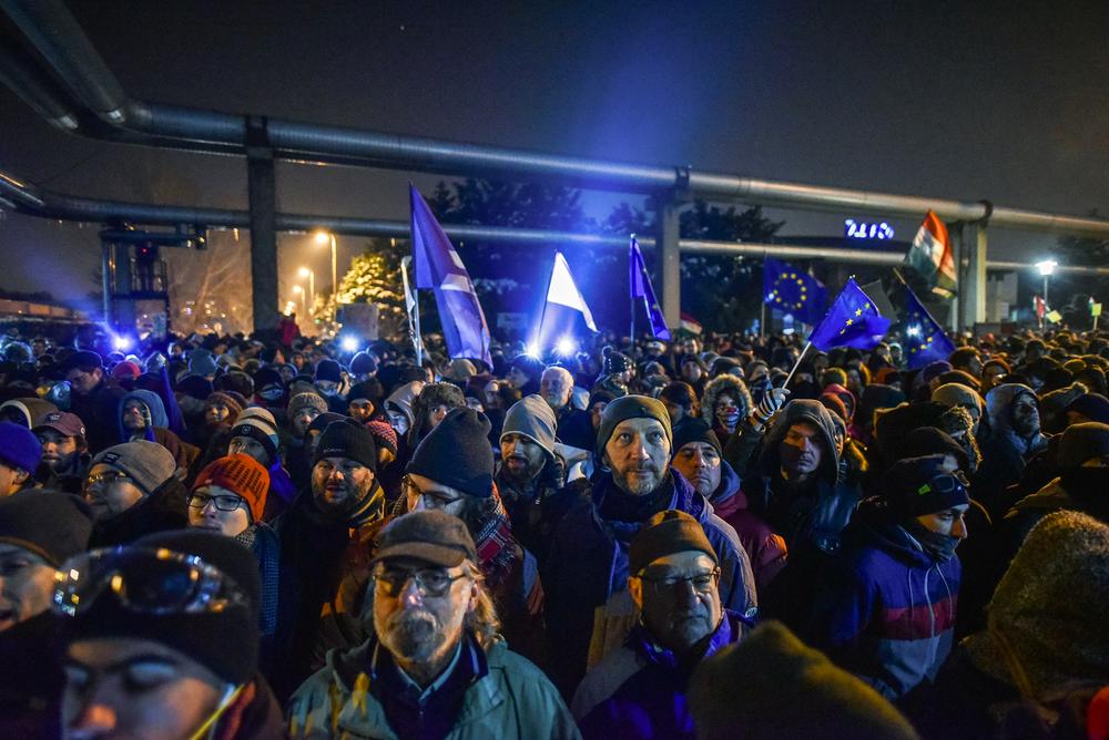 Budapest protest