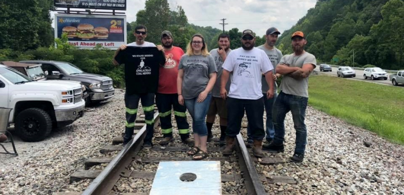 Harlan County miners protest