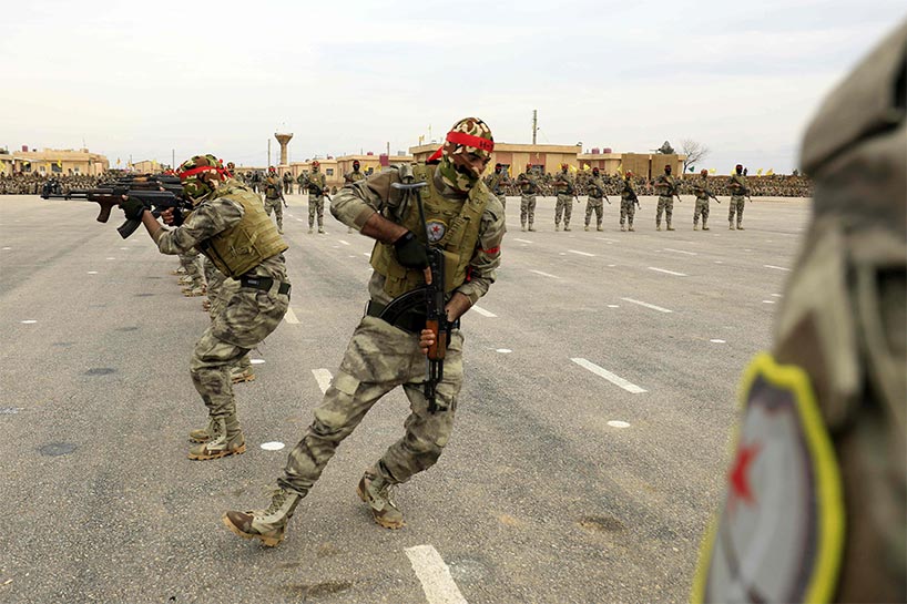 Rojava fighters