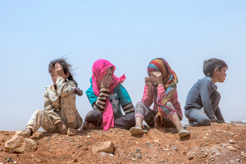 Syrian refugee children