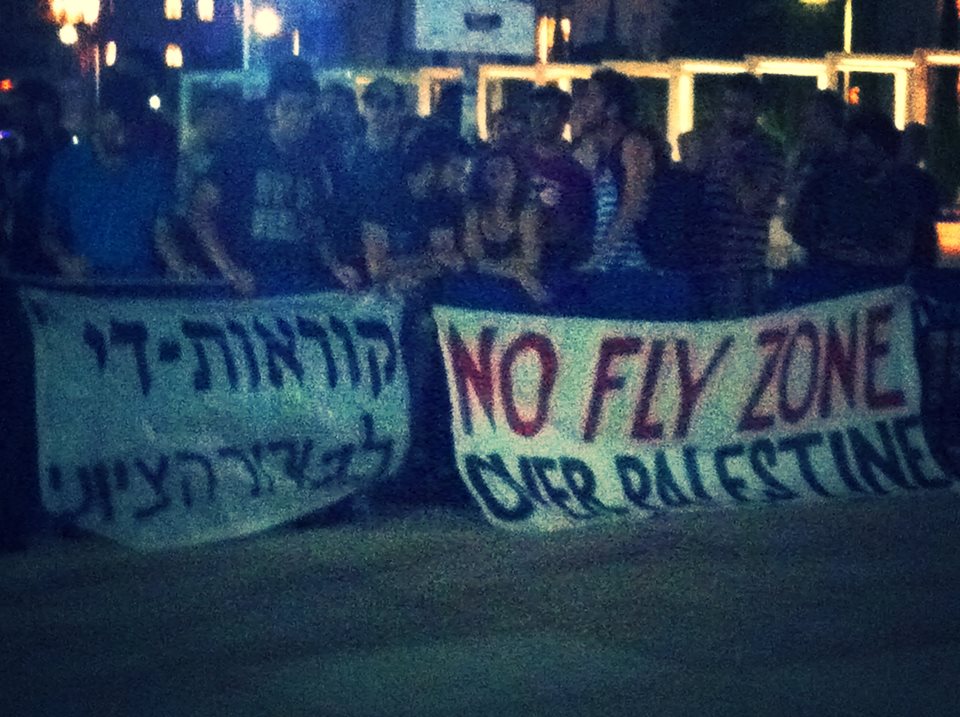 Tel Aviv anti-war march