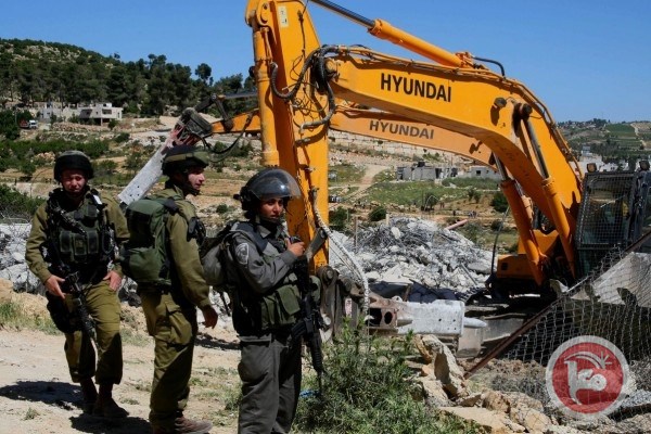 West Bank demolition