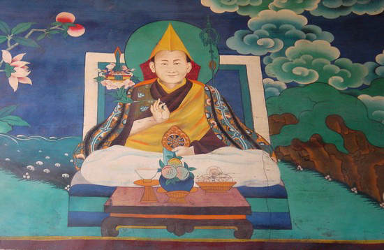 Dalai Lama Lhasa hidden mural