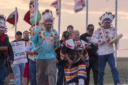 Native protestors