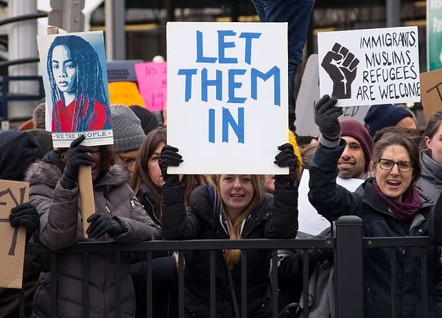 travel ban protest