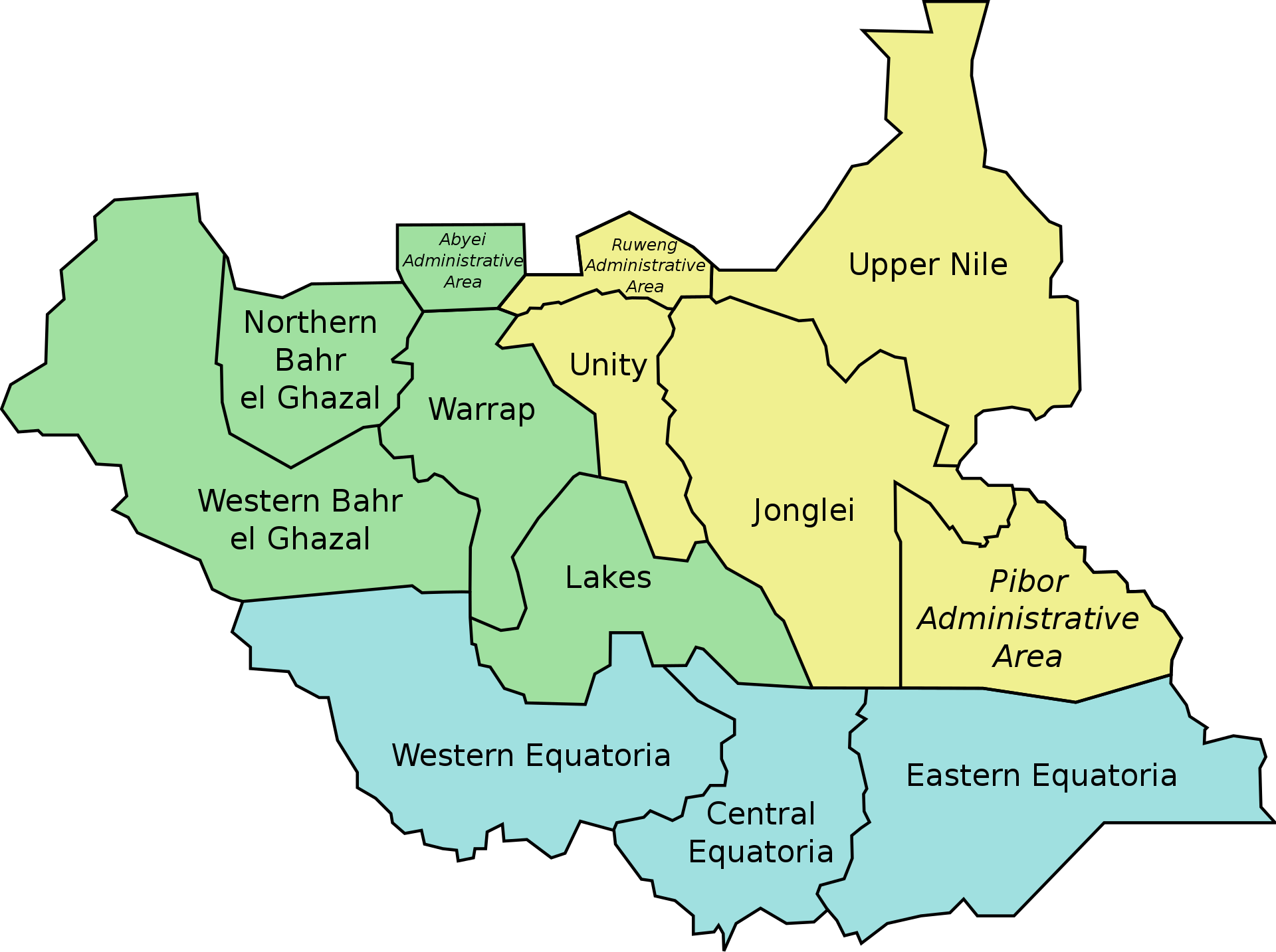 South Sudan divisions