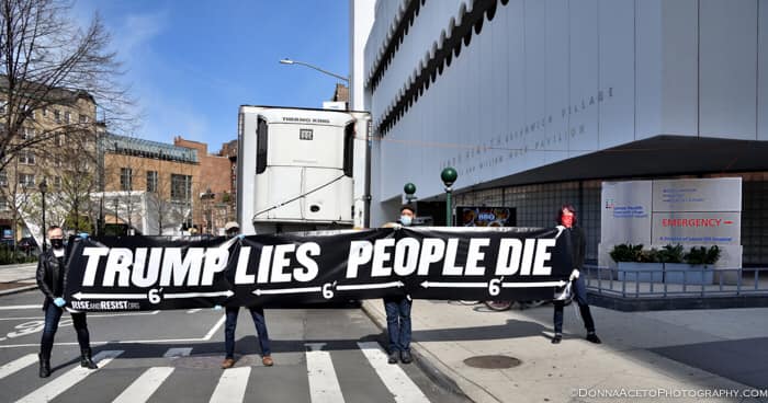 antitrump banner